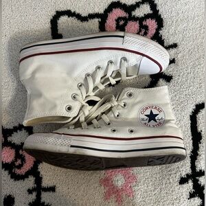 Mint condition white converse
